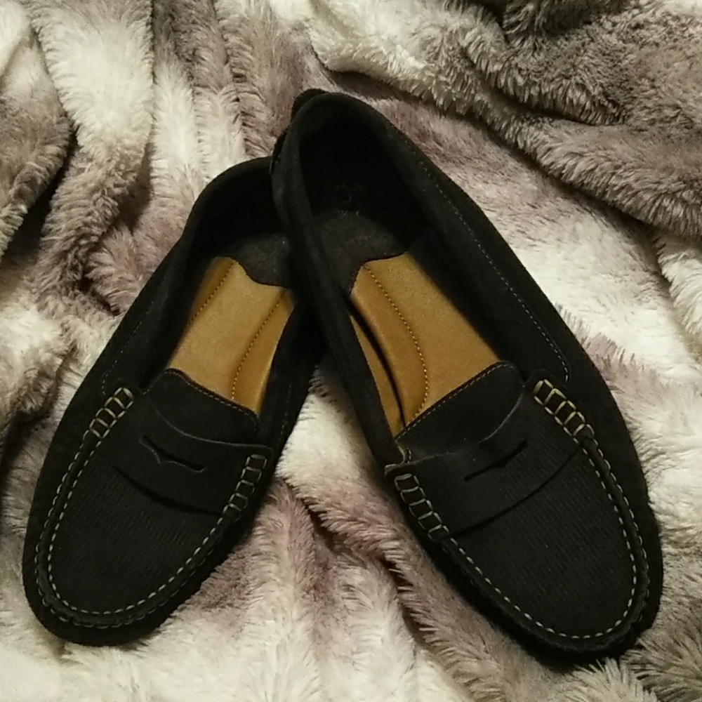 Johnston and Murphy suede mocs